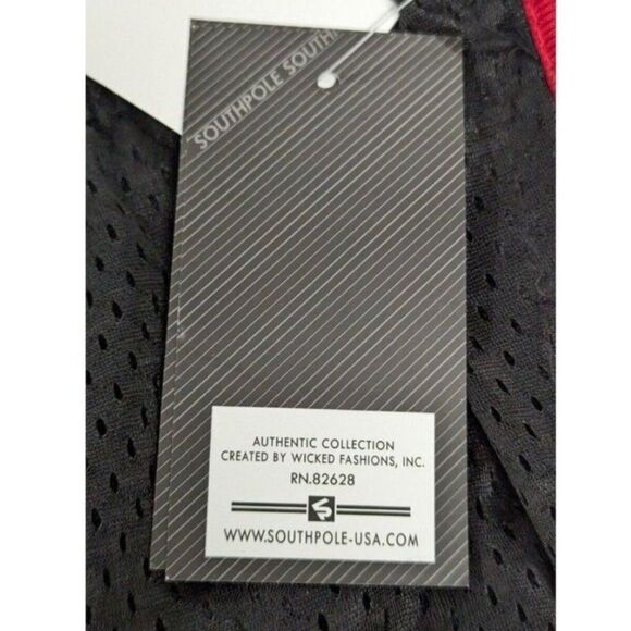 Nike Men XXL Red Athletic Basketball Shorts Mesh Mid Rise Pull On - Picture 7 of 10